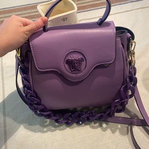 Lilac Medusa handbag
